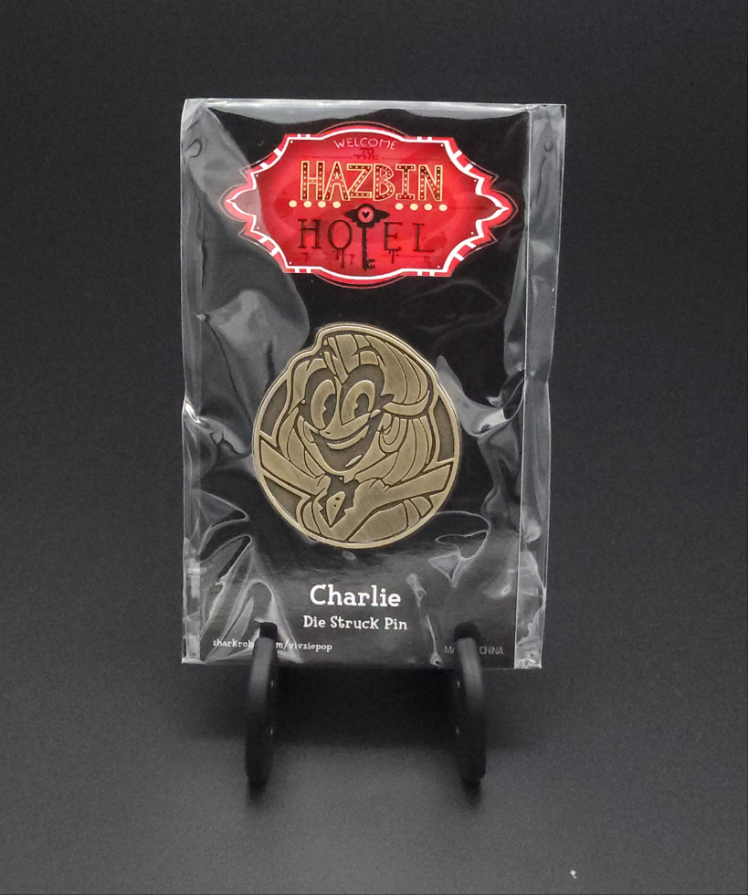 Charlie Die Struck Pin – Helluva Resale